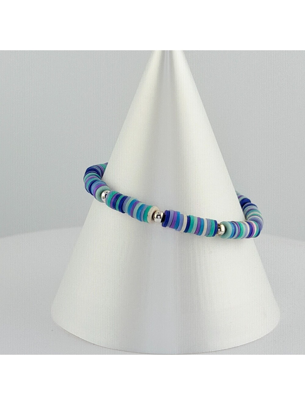 Bomb Party Single Stack Bracelet - on Silver Plating #192